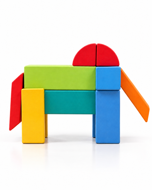 MagniElephant™ – Magnetic Wooden Building Toy