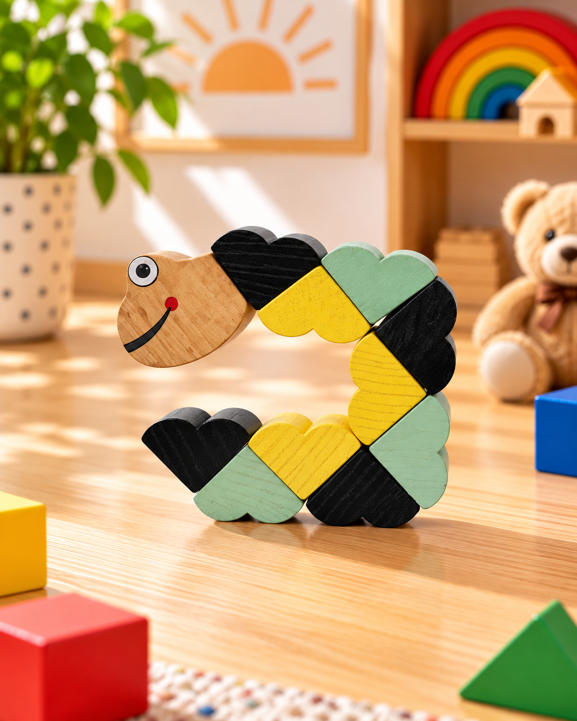 Twisty Snake™ – Wooden Fidget Toy