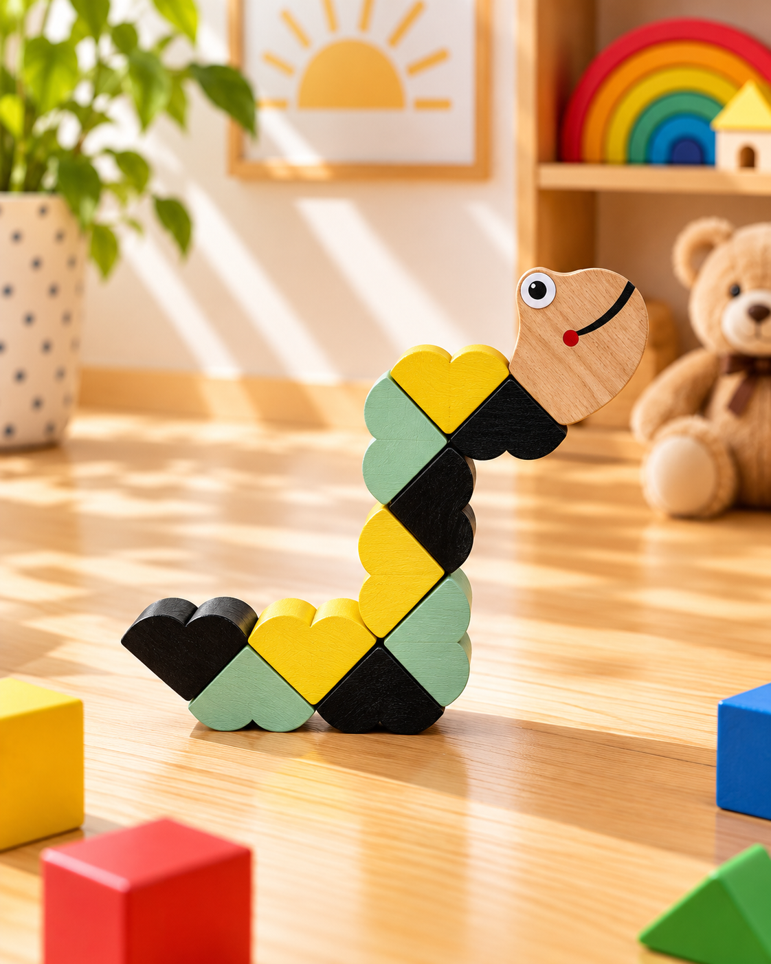 Twisty Snake™ – Wooden Fidget Toy