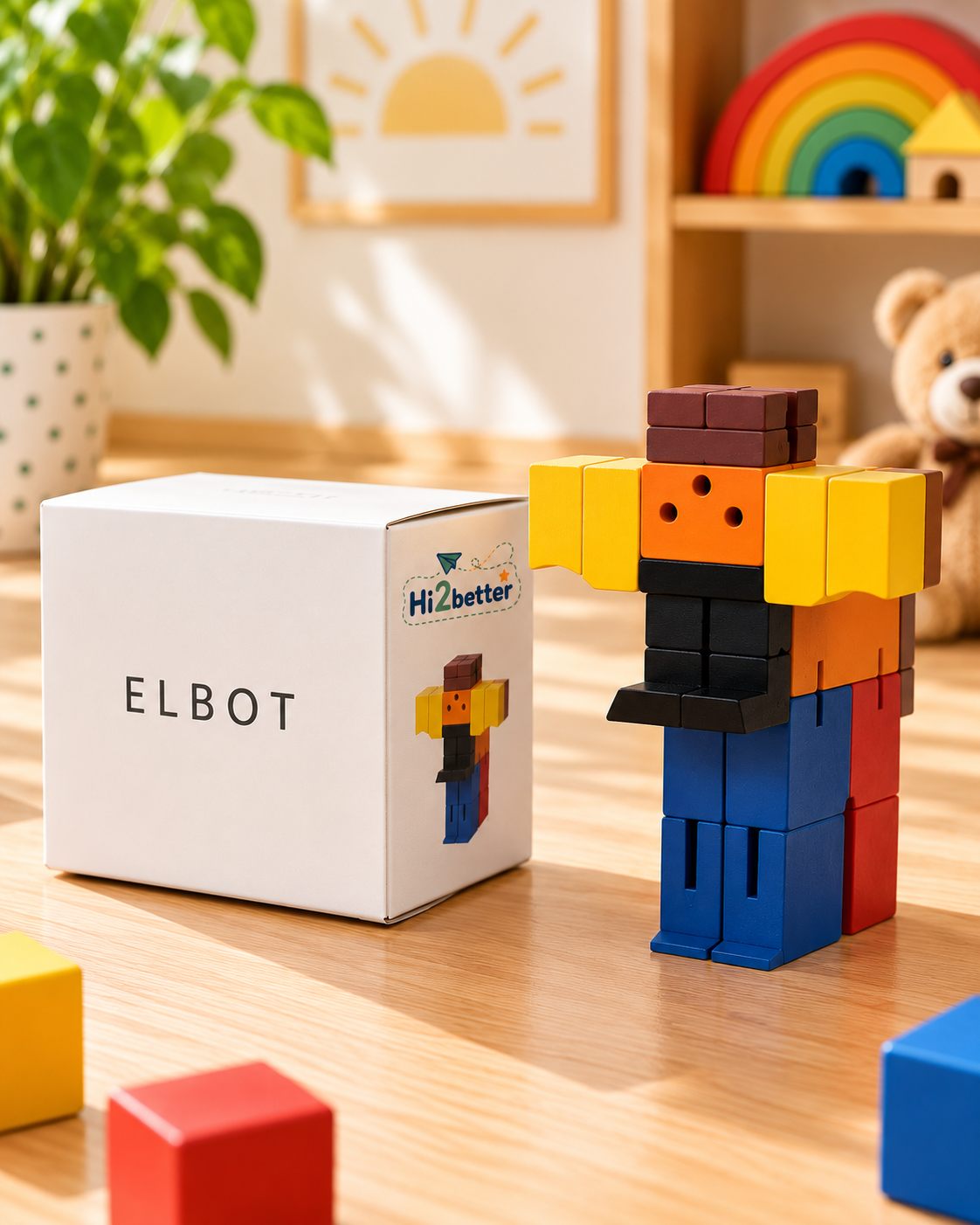 Elbot™ – Wooden Robot Puzzle
