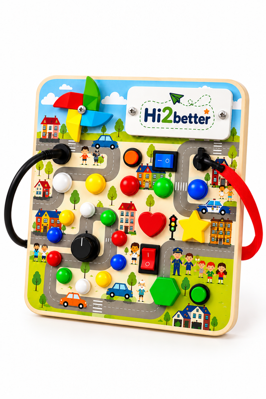 Busy Buddy™ – Montessori Activity Board