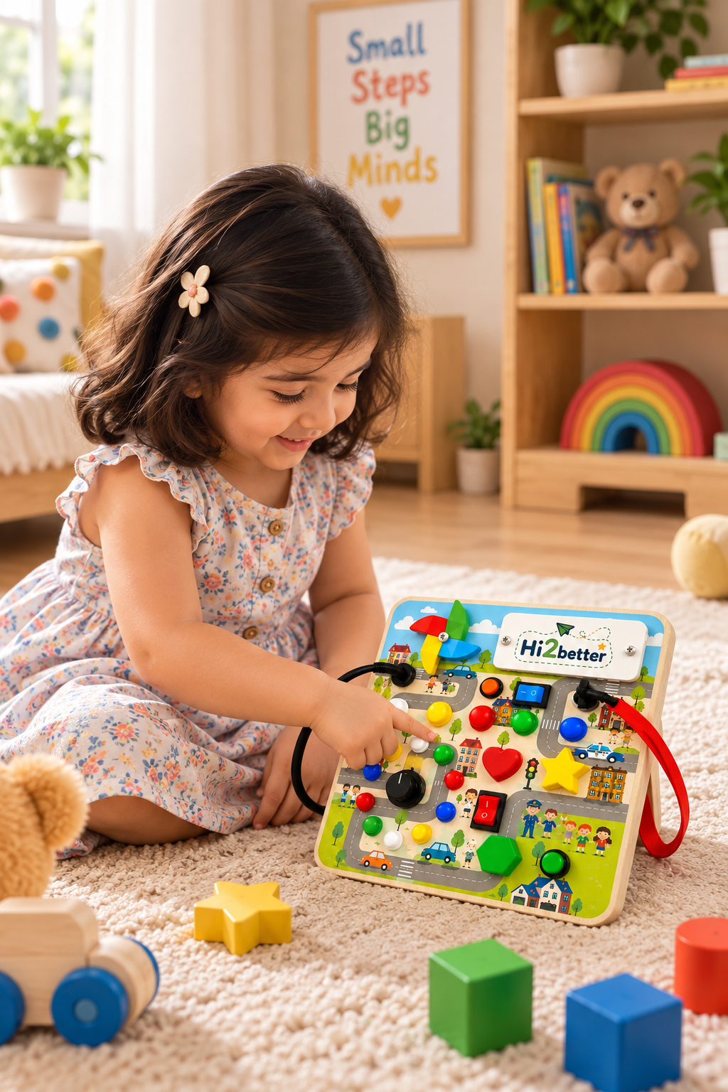 Busy Buddy™ – Montessori Activity Board